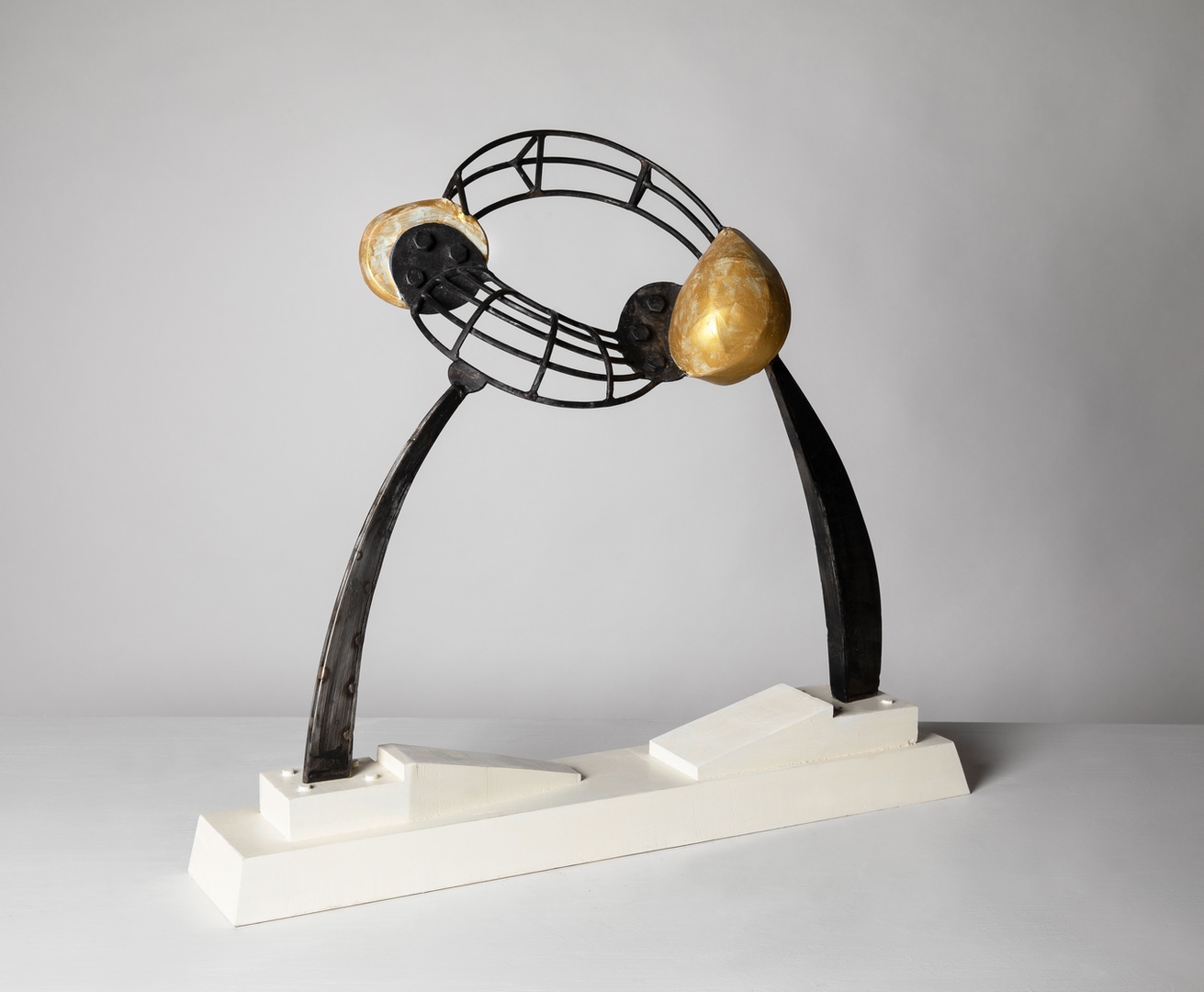 Maquette for Construction with Golden Forms, 2023